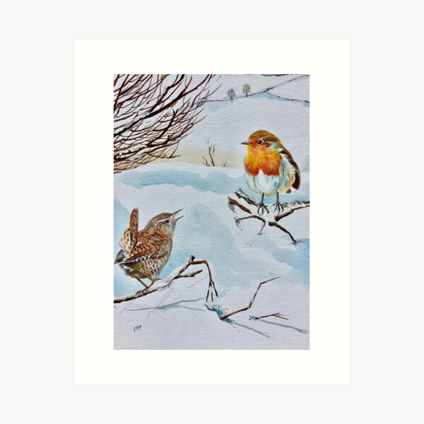 Item preview, Robin and wren designed and sold by CPughArtist.