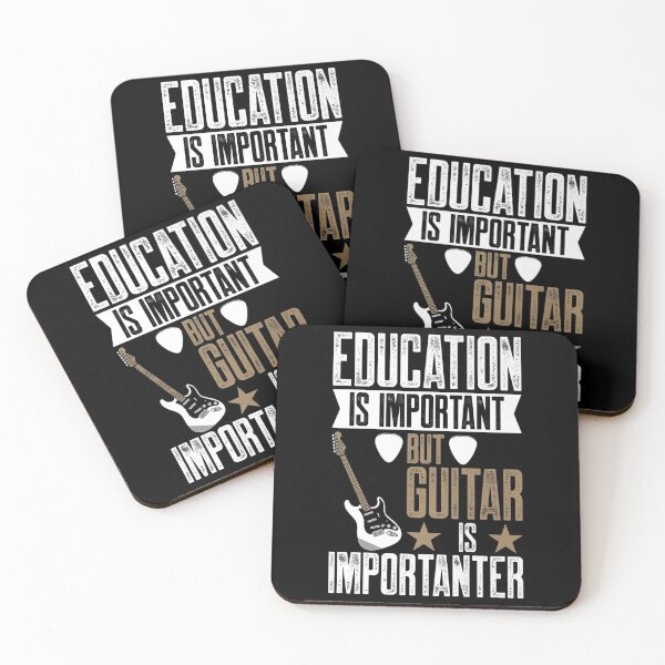 Item preview, Education Is Important But Guitar Is Importanter designed and sold by designbychow.