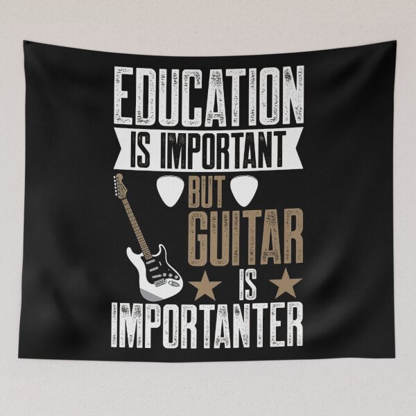 Item preview, Education Is Important But Guitar Is Importanter designed and sold by designbychow.