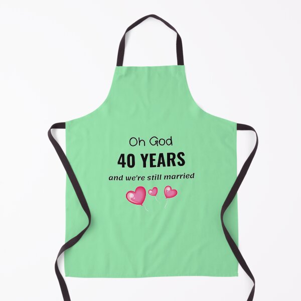 Item preview, 40th Wedding Anniversary Funny Gift for Him or Her designed and sold by TheGreekGuy.