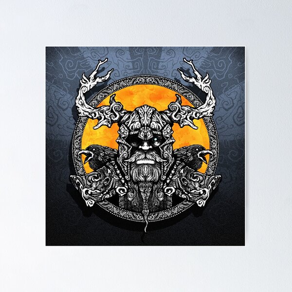 Item preview, Odin, the Allfather designed and sold by ohayfields.
