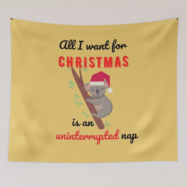 Item preview, Australian Christmas nap koala designed and sold by Mommaspouch.