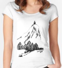 Desolation Peak_Alone Time Women's Fitted Scoop T-Shirt