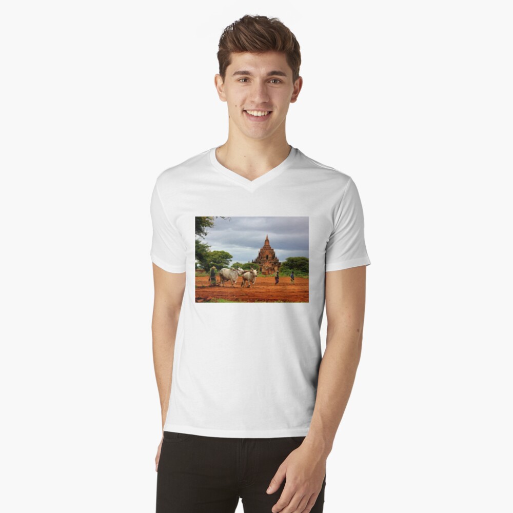 Item preview, V-Neck T-Shirt designed and sold by remote-travel.