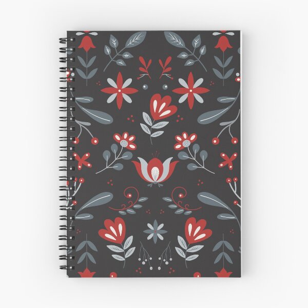 Item preview, Scandinavian Folk Flower Pattern II designed and sold by NordicStudio.