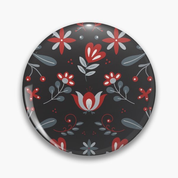 Item preview, Scandinavian Folk Flower Pattern II designed and sold by NordicStudio.