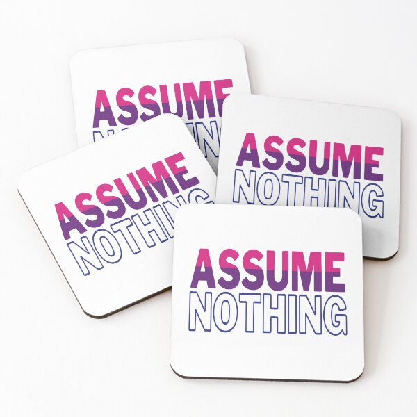 Item preview, Assume Nothing designed and sold by KARAKATE.