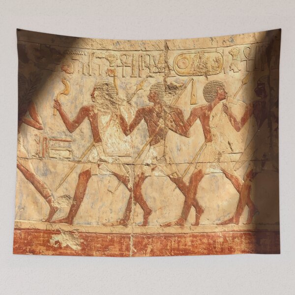 Item preview, Ancient Egypt Hatshepsut Temple Procession designed and sold by Arqueoartis.