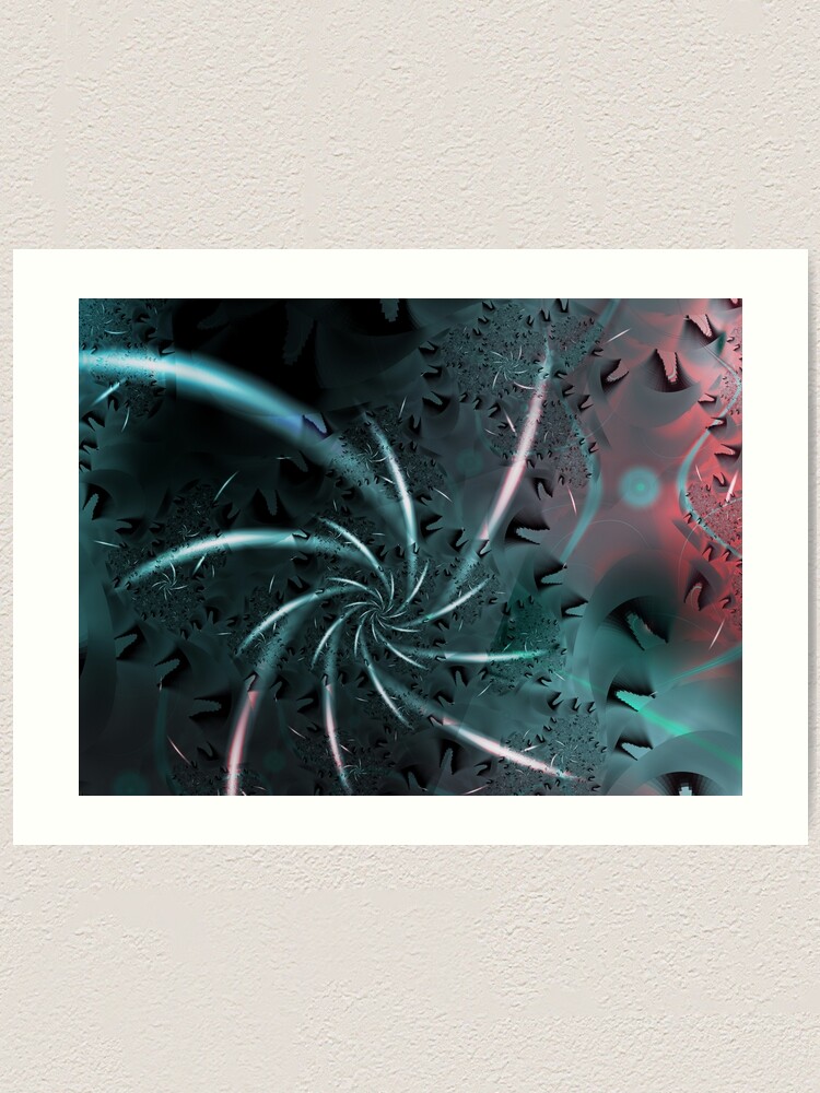 Alternate view of Moon Base - Space Art Art Print