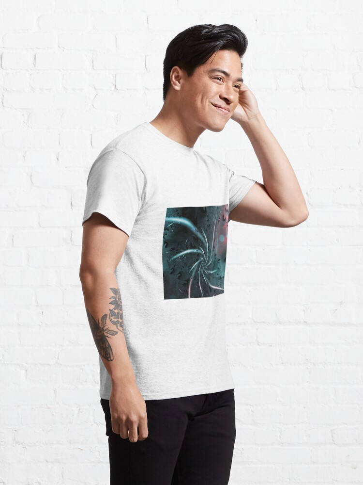 Alternate view of Moon Base - Space Art Classic T-Shirt