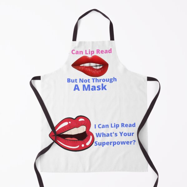 Item preview, I Can Read Lips But Not Through A Mask designed and sold by Beluved.