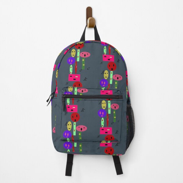 Item preview, Playful Shocked Multicolored Shapes Faces Doodle designed and sold by FarzT.