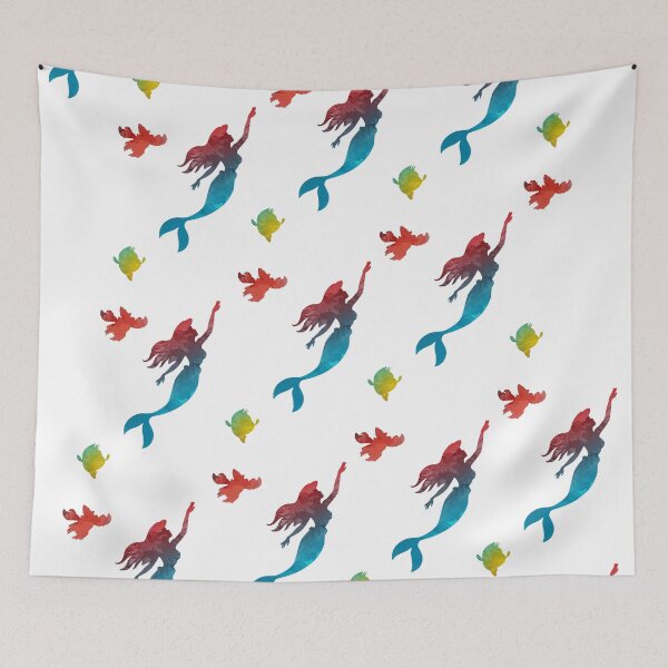Item preview, Mermaid Pattern Inspired Silhouette designed and sold by ShadowsInspired.
