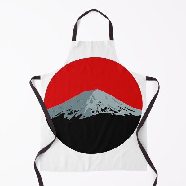 Item preview, Mount Fuji (black and red) designed and sold by gruthepidgeon.