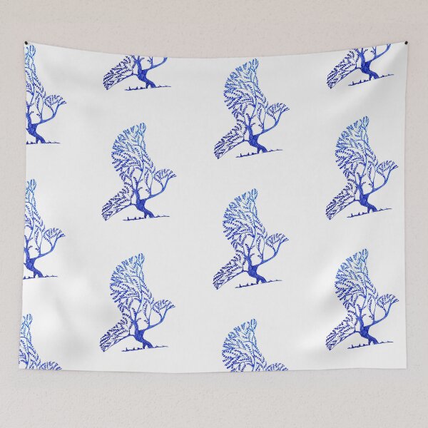 Item preview, Bird in a tree form sketch designed and sold by Bubblegirl17.