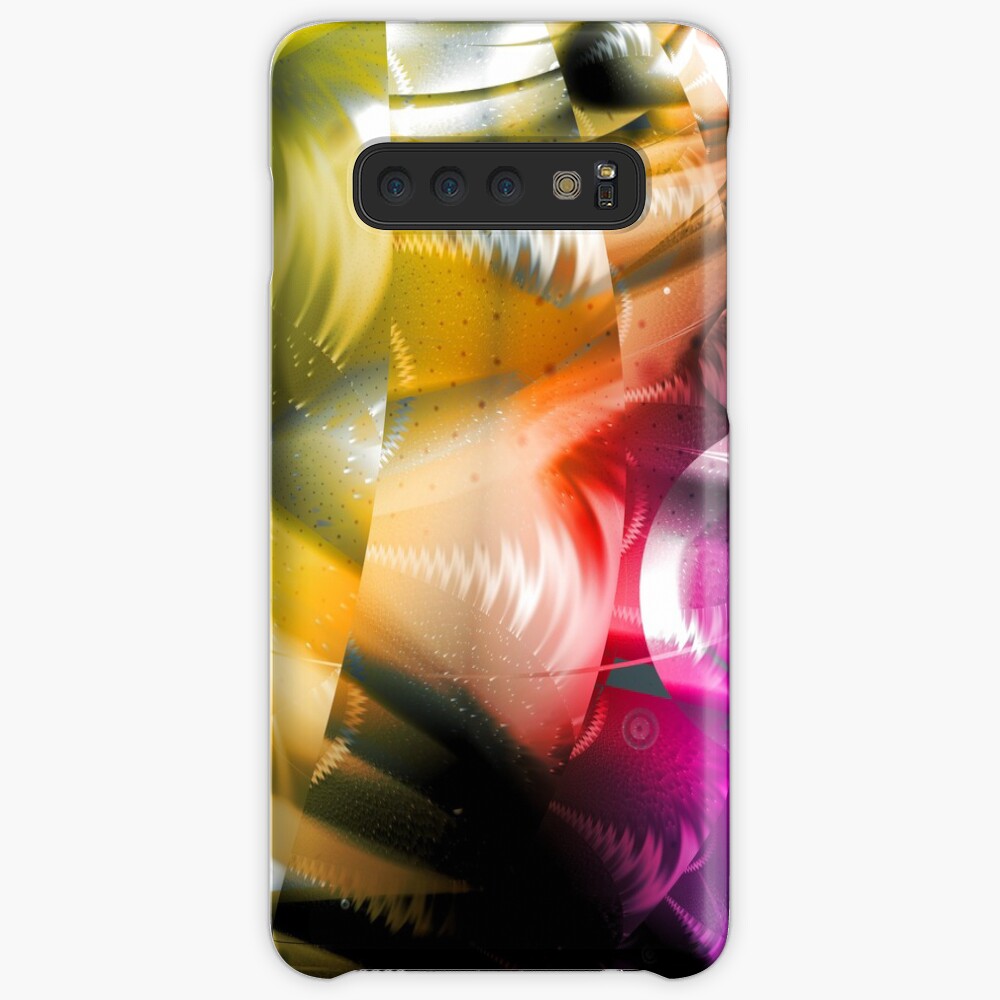 Yellow Machinery Abstract Art Case & Skin for Samsung Galaxy