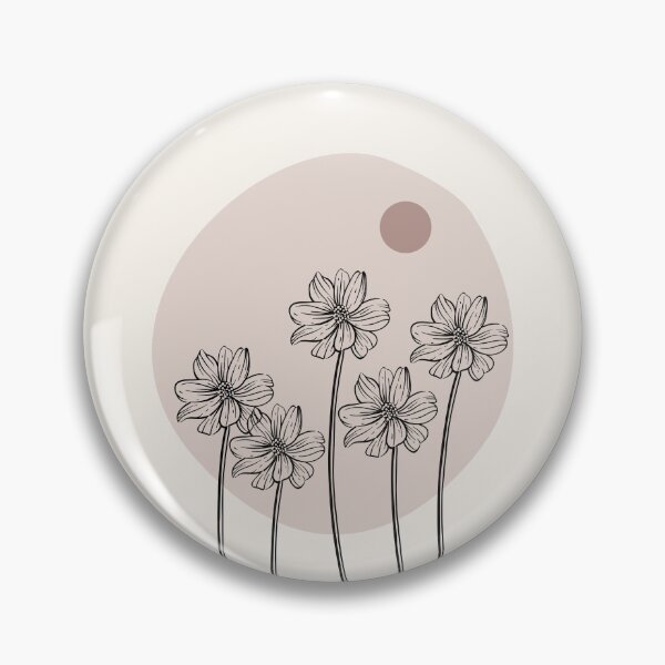 Item preview,  Minimalist Simple Abstract Pstel Pink Flower Garden  Design designed and sold by zedonee.