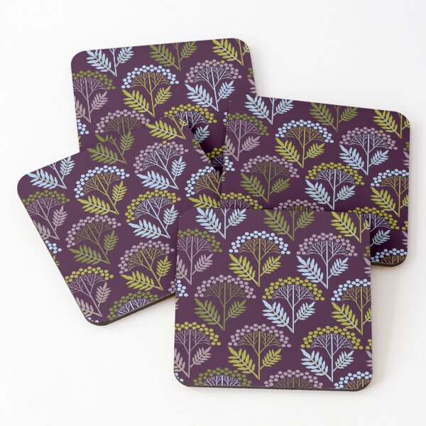 Item preview, Color Fennel Flower Pattern designed and sold by lanolga.