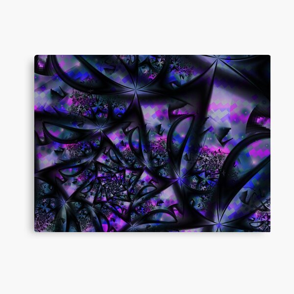 Purple Dreams Abstract Canvas Print