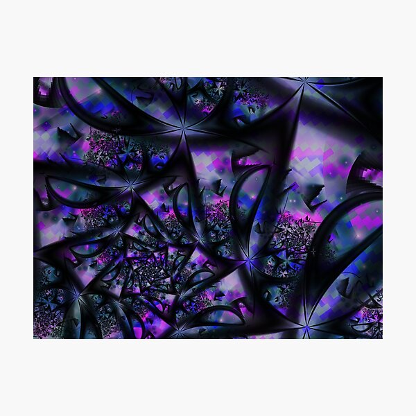 Purple Dreams Abstract Photographic Print