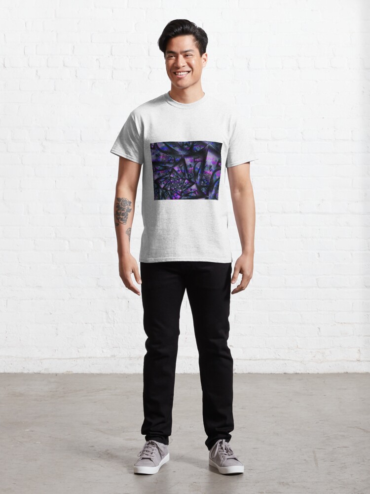 Alternate view of Purple Dreams Abstract Classic T-Shirt