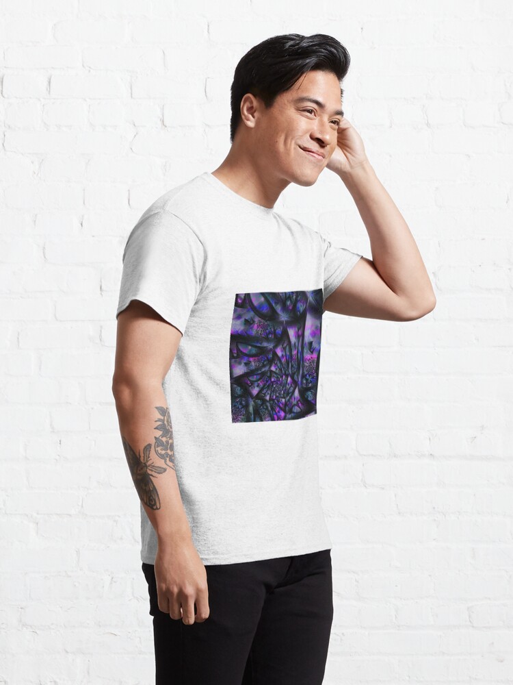 Alternate view of Purple Dreams Abstract Classic T-Shirt
