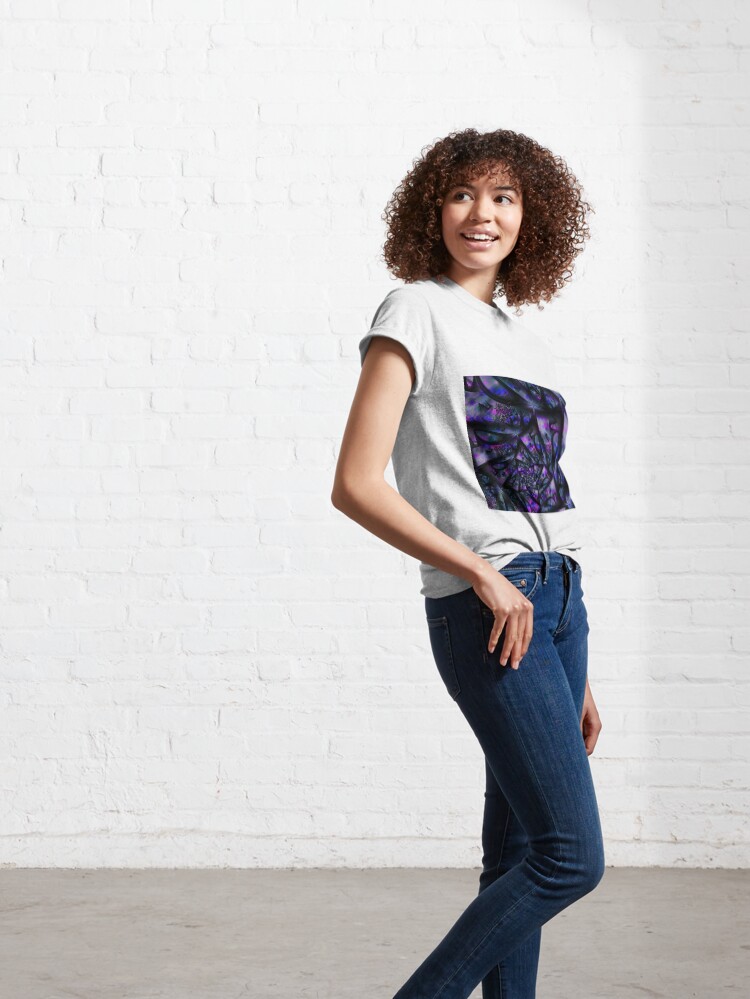 Alternate view of Purple Dreams Abstract Classic T-Shirt