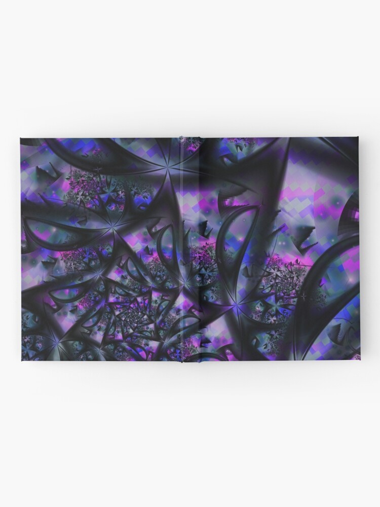 Alternate view of Purple Dreams Abstract Hardcover Journal
