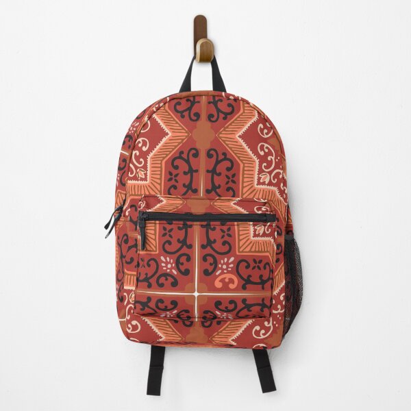 Item preview, Boho Terracotta Burgundy Antique Moroccan Pttern designed and sold by IamTrending.
