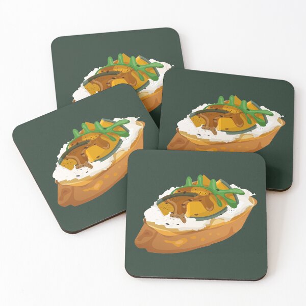 Item preview, Roasted Pumpkin and Feta Cheese Bruschetta designed and sold by Alicia Chee.
