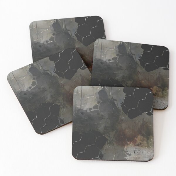 Item preview, Hexagonal hightech grunge  designed and sold by BubbleCrumbs.