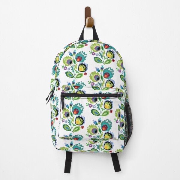 Item preview, Polish Folk Flowers Green designed and sold by Barbara Pixton.