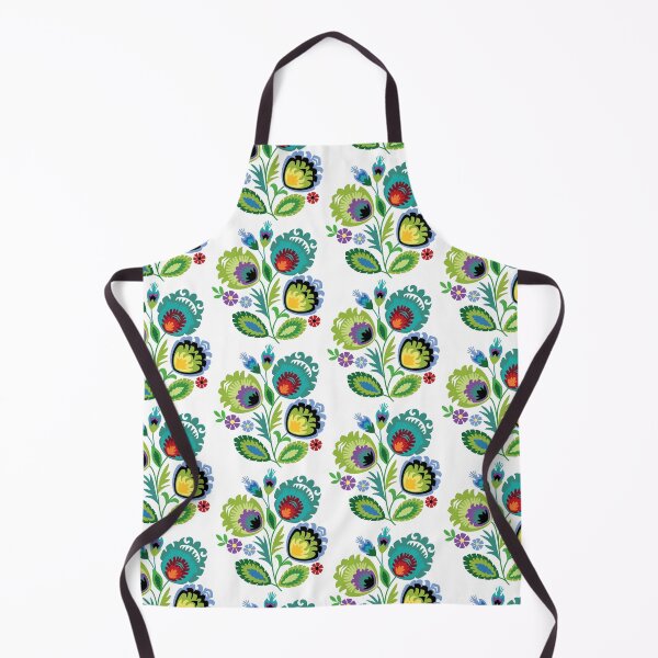 Item preview, Polish Folk Flowers Green designed and sold by Barbara Pixton.