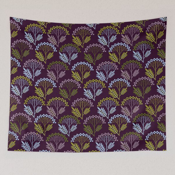 Item preview, Color Fennel Flower Pattern designed and sold by lanolga.