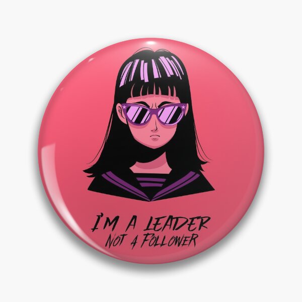 Item preview, I am a leader not a follower, Attitude Anime Girl designed and sold by Sambhav Gupta.