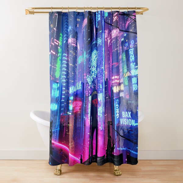Cyberpunk 2077 Shower Curtains | Redbubble