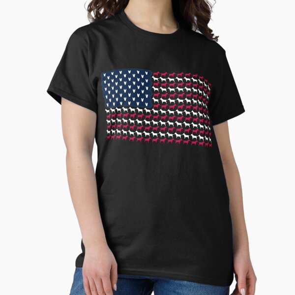 USA Bull Terrier Flag Classic T-Shirt