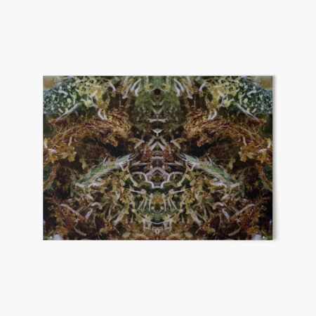 Death Bubba Micrography Mirrored Art Board Print