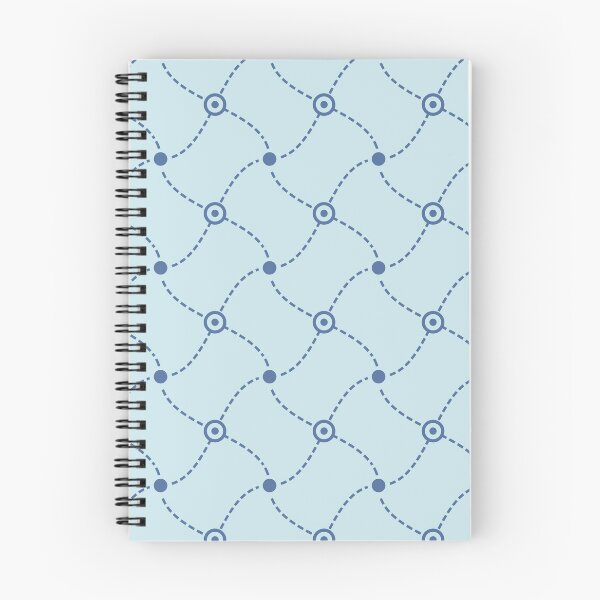 Item preview, Sewing Circles Organic Pattern – Light Blue designed and sold by RoguePatterns.