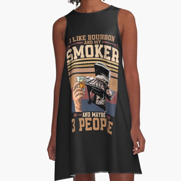 Item preview, I like bourbon and my smoker and maybe 3 people designed and sold by StreetArtPro.