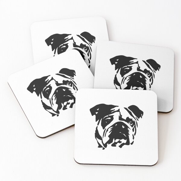 Item preview, English Bulldog Minimalist Dog designed and sold by Whoofster.