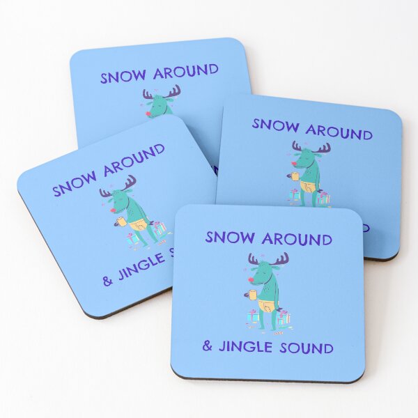 Item preview, Snow Around & Jingle Sound | Merry Christmas Holiday | Dizzy Reindeer After Party With Gifts designed and sold by Ainbowz-Artwork.