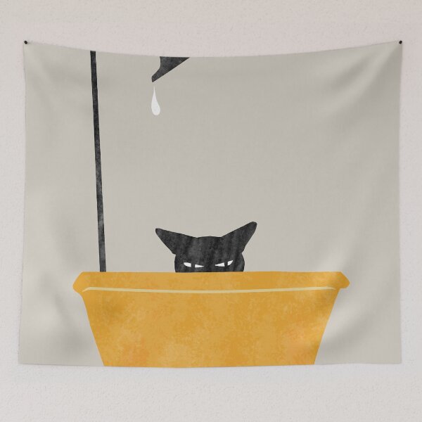 Item preview, cat hate to showers designed and sold by Lexthellamasart.