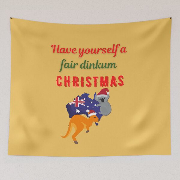 Item preview, Australian Christmas Fair dinkum Aussie Christmas designed and sold by Mommaspouch.