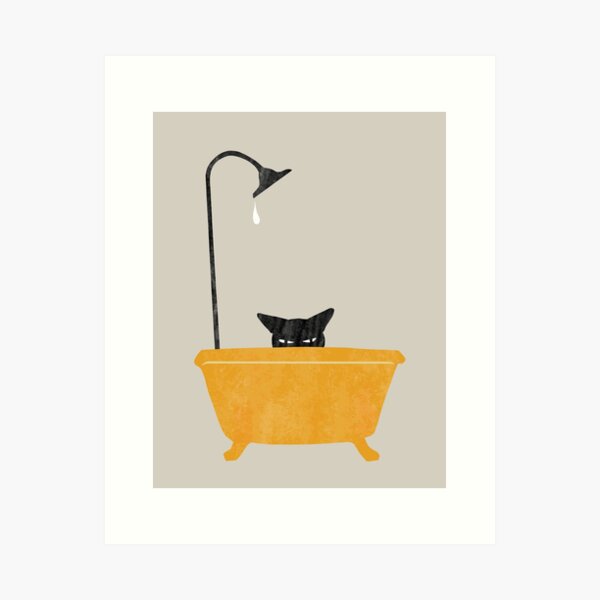 Item preview, Katzen hassen Duschen designed and sold by Lexthellamasart.