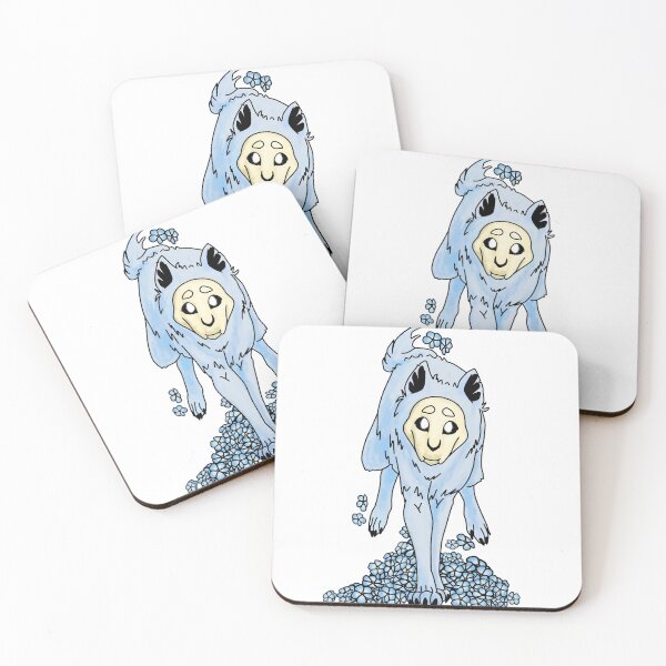 Item preview, Skurril running through forget-me-nots designed and sold by Suilion.