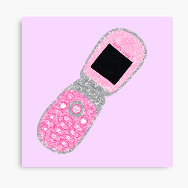 2000s flip phone aesthetic protect me from what I want design | Canvas Print