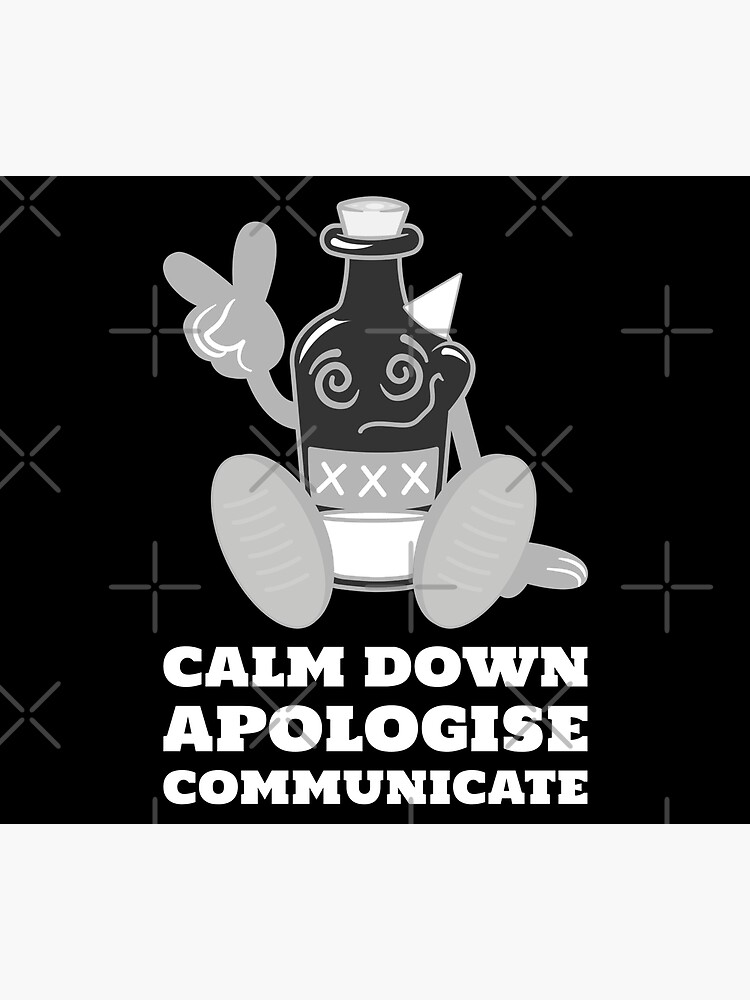 calm-down-apologise-communicate-poster-for-sale-by-mkio-redbubble