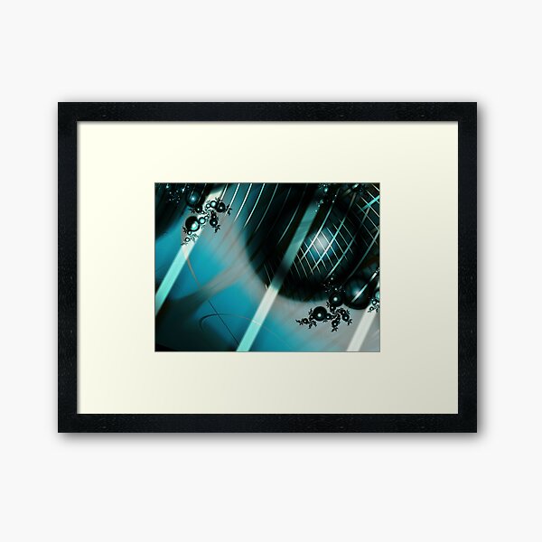 Blue World Art Framed Art Print