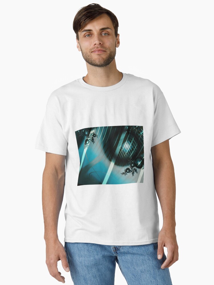 Thumbnail 2 of 7, Classic T-Shirt, Blue World Art designed and sold by garretbohl.
